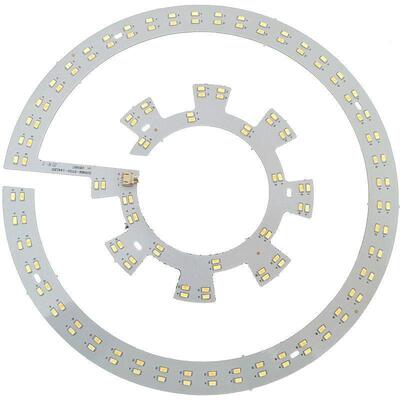 隐形电风扇灯圆形led通用替换灯盘灯板灯芯吊扇灯LED变光改