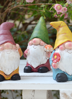 复古木厝水泥装饰摆件