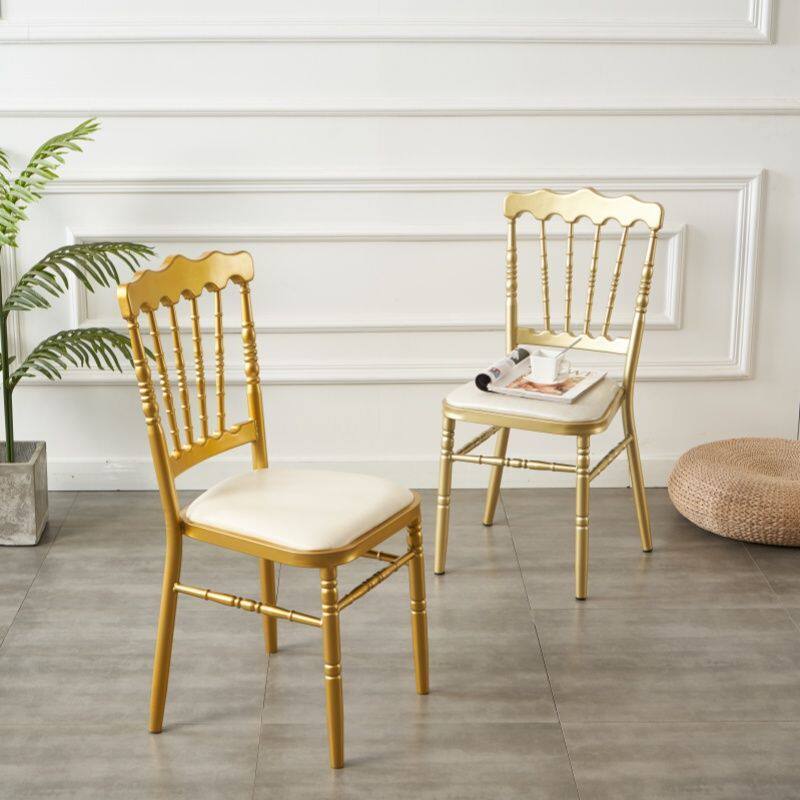 酒店宴会椅古堡椅高端餐厅竹节椅子户外婚庆活动拿破仑椅饭店桌椅