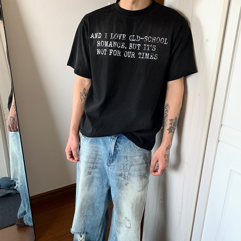 0204MAISTEP扎染vintage短袖