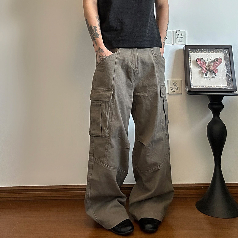 0204MAISTEP大口袋解构工装裤