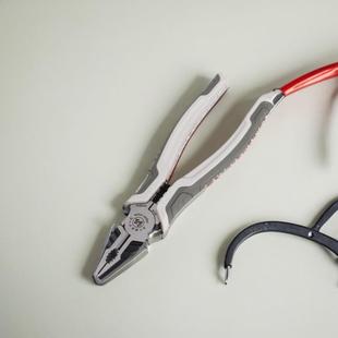 日本福冈工具7寸拉线钳多功能钢丝钳老虎钳8寸尖嘴钳子电工斜嘴钳