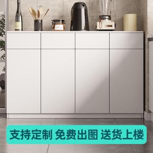 定制餐边柜靠墙一体边柜厨房橱柜家用置物柜储物柜客厅收纳柜矮柜