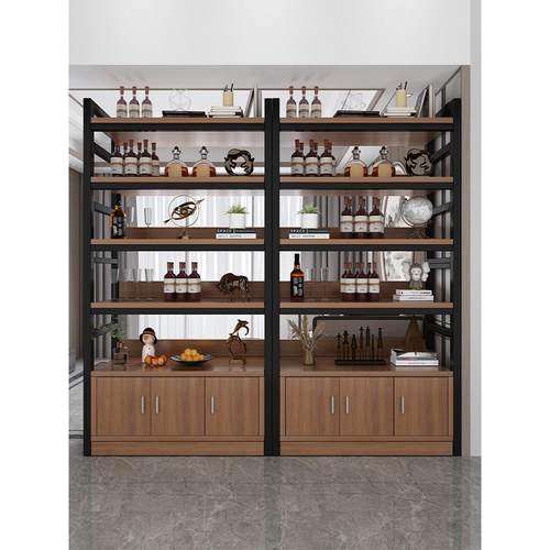 客厅隔断柜玄关屏风现代中式博古架茶室置物架展示柜非实木多宝阁