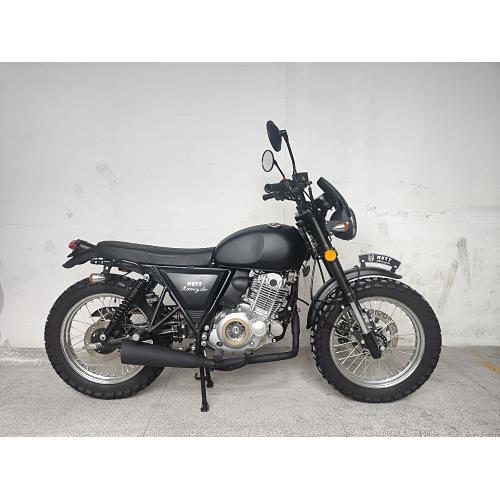 适用CG125/GN125改装手工金属黑色前挡风 大脚怪攀爬250车头挡风