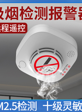 4G远程卫生间吸烟报警器控烟卫士烟感检测仪烟雾香烟抽烟禁烟厕所