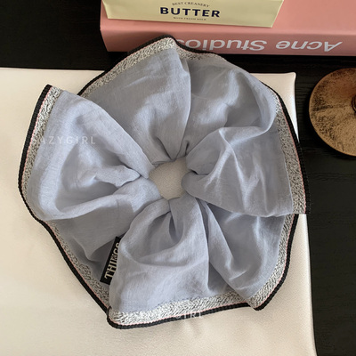 灰蓝系~韩国东大门新款双层发圈