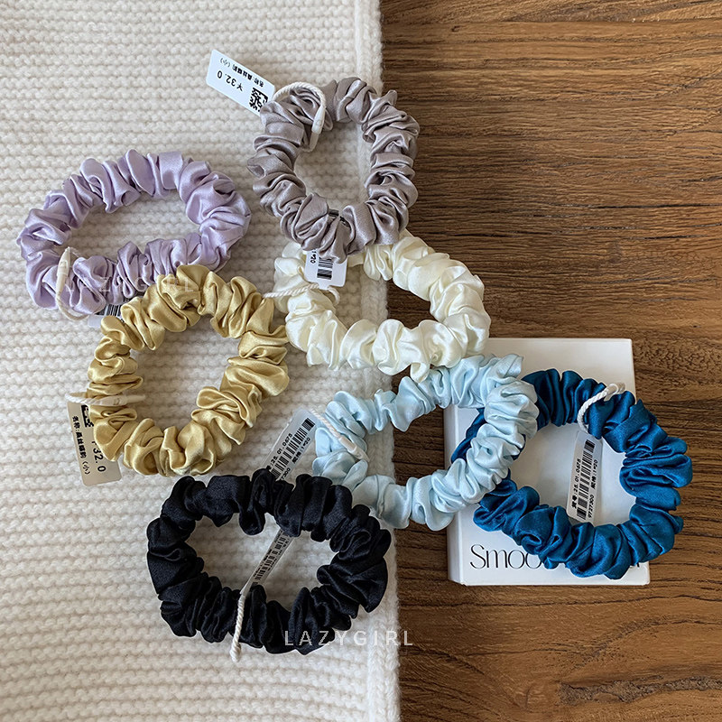 实用真丝~小肠圈钟楚曦同款亲肤