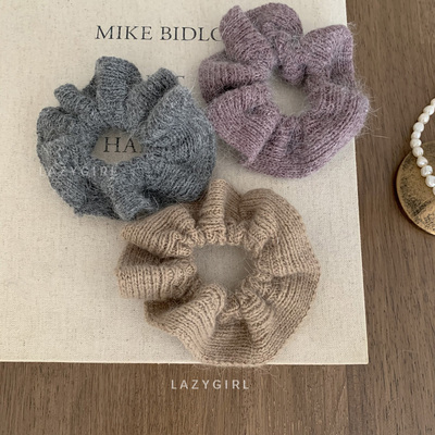 早秋初知~洋气针织毛线肠圈高级