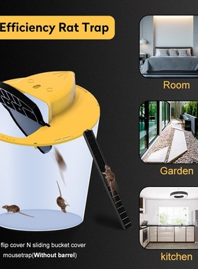 Reusable Clamshell Mouse Trap Automatically ReRset Plastic I