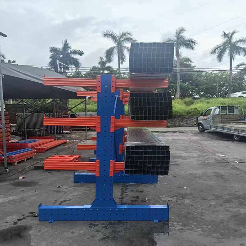 悬臂货架重型铝材型材五金钢管门窗E铜排棒料托臂置物架单双面定