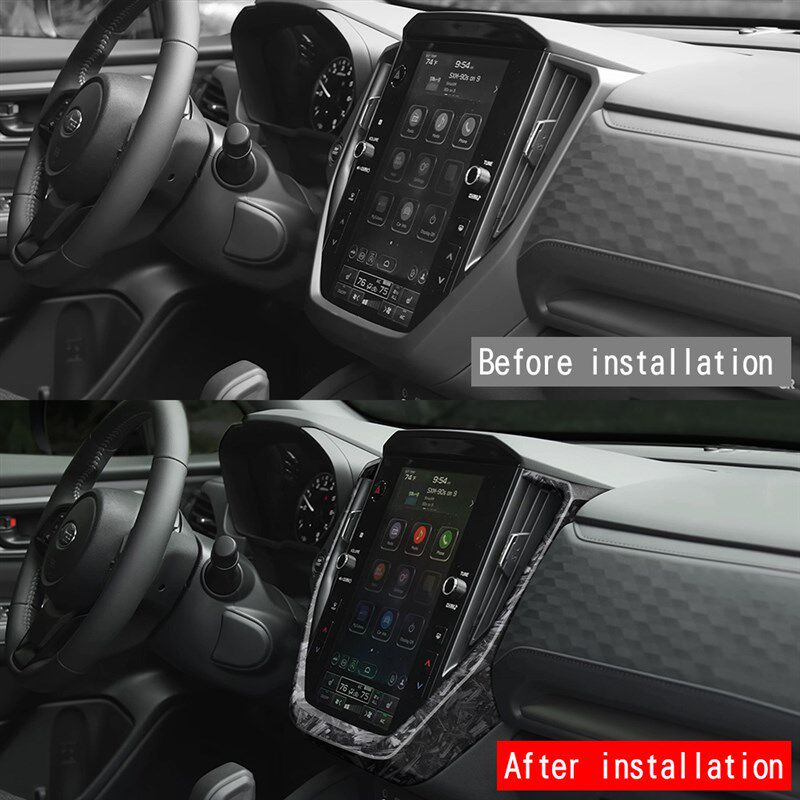 适用于25款斯巴鲁m森林人导航框FORESTER内饰改装左驾专用