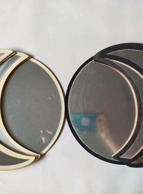 ins风c木质亚克力月亮镜周期变化月食装饰墙月相波西米亚