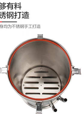 疯狂石头不锈钢过滤桶鱼缸过滤器diy自制aKda滤筒双进水外置过滤