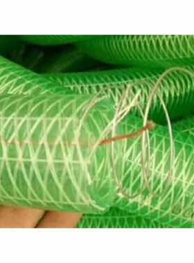 优质白边增强钢丝红蓝管pvcC透明食品级钢丝软管软管pvc