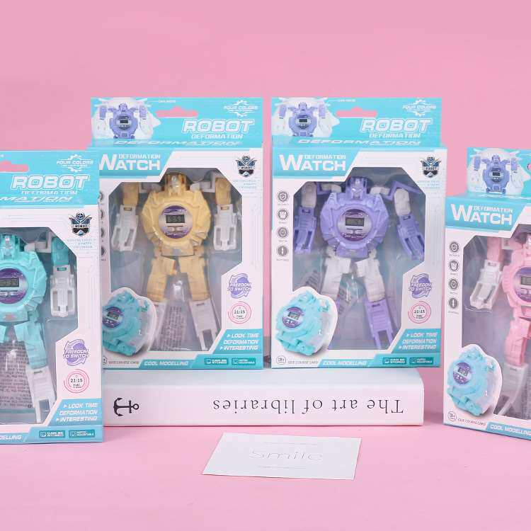어린이 날 변형 FGURE 장난감 소년 GRL GFT ROBOT ELECTRONC