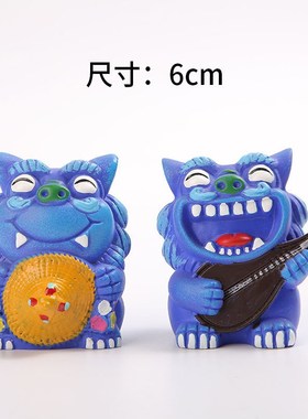 琵琶6cm创意狮三百风狮爷闽南石狮子厦门M伴纪念品小摆件鼓浪屿手