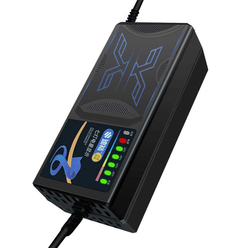 适用爱玛电动车电瓶充电器48V12zAH60V72V20A新国插头石墨烯通用