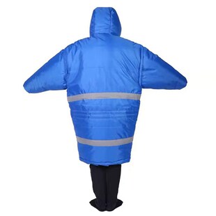 民政应急救灾多j功能睡袋保暖户外拉练棉服睡袋带反光条检验报告