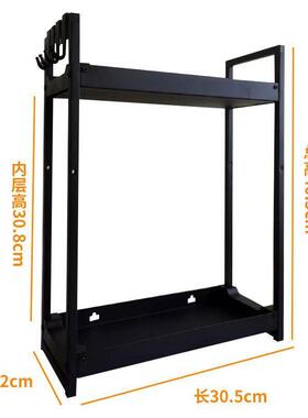 厨房窗台口迷你小尺寸超窄款加高11cm12小O型台桌面调料罐置物架