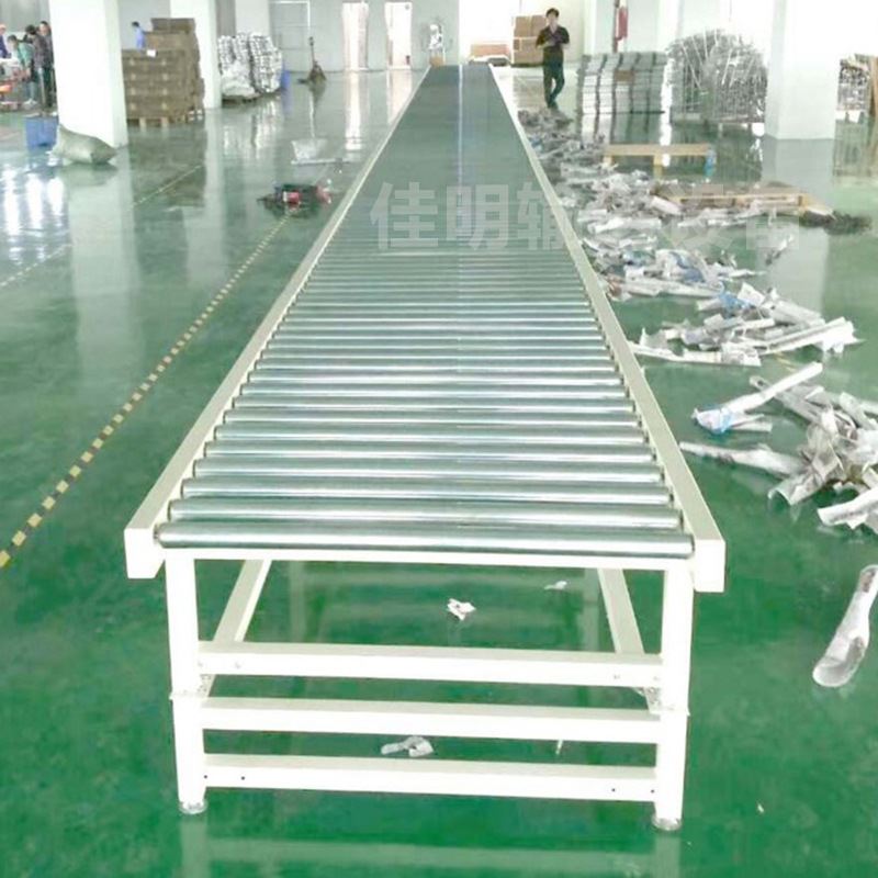 极速流水线滚筒 电动o滚筒式输送机 无动力滚轴输送线 车间滚轮传