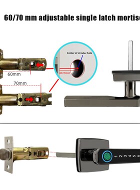 Fingerprint Smarto Door Lock with Handle 4 in 1 Keyless Entr