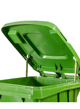 海斯迪克HKZ-1m52挂车带轮带脚踏环卫酒店厨房垃圾分类加厚大容量