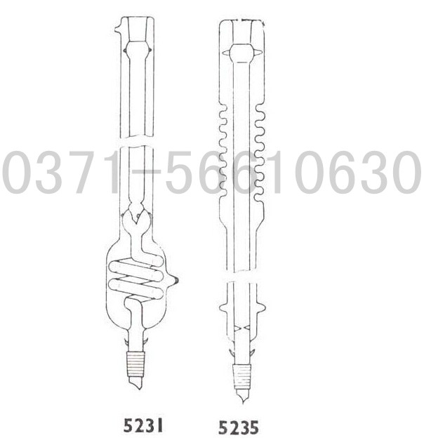 5231分馏f柱具蛇形膨胀管 规格齐全 生产厂家 可定制玻璃仪器