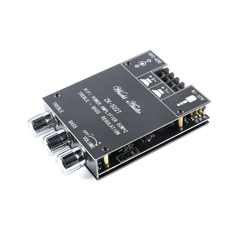 50W+50W高低音调节前级u音频功放板模块低音炮蓝牙5.0双.声道立体