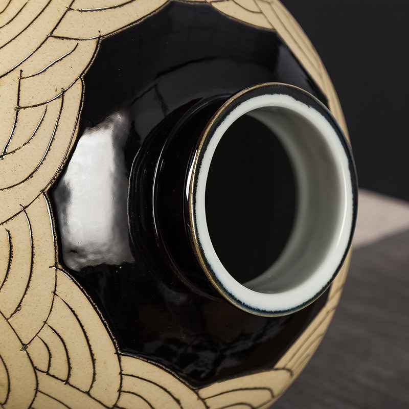 新款景德镇陶瓷泡酒坛子家用10斤B20斤50装带龙头密封酒缸酿酒罐