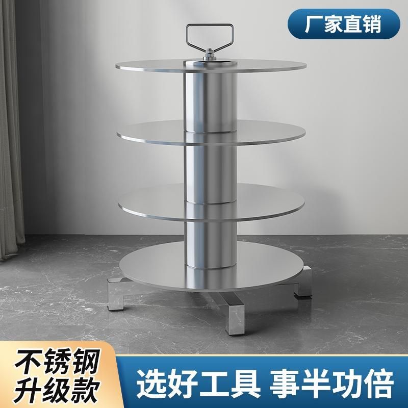 电线放线器放线架多盘放线器可调A转速电工使用放线架子不锈钢材