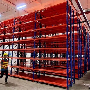 重型仓库加厚横梁式 重型仓储货架子 货架五金工厂库房高N位立式