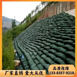 生态袋生态棒草籽长丝生态袋丙纶土工布袋格构P梁框架梁护坡植生