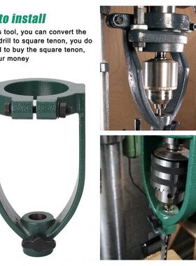 Chuck Refit Accessory Benchs Drill To SquarNe Tenon Machine