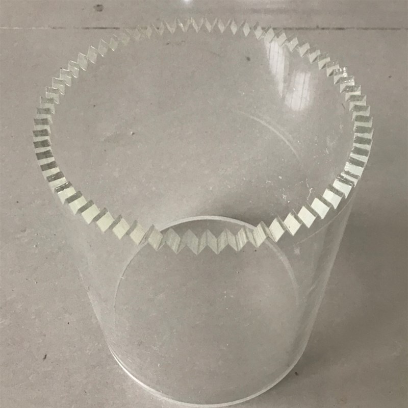 新款圆柱形有机玻璃管z 锥形漏斗 亚克力定制