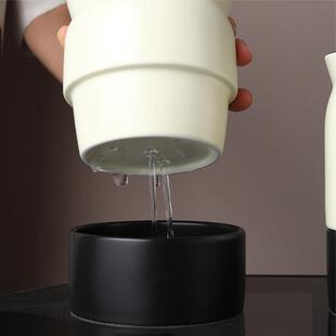 陶瓷筷子筒筷子h盒筷子篓沥水筷子笼勺子收纳筒创意餐具厨房储物