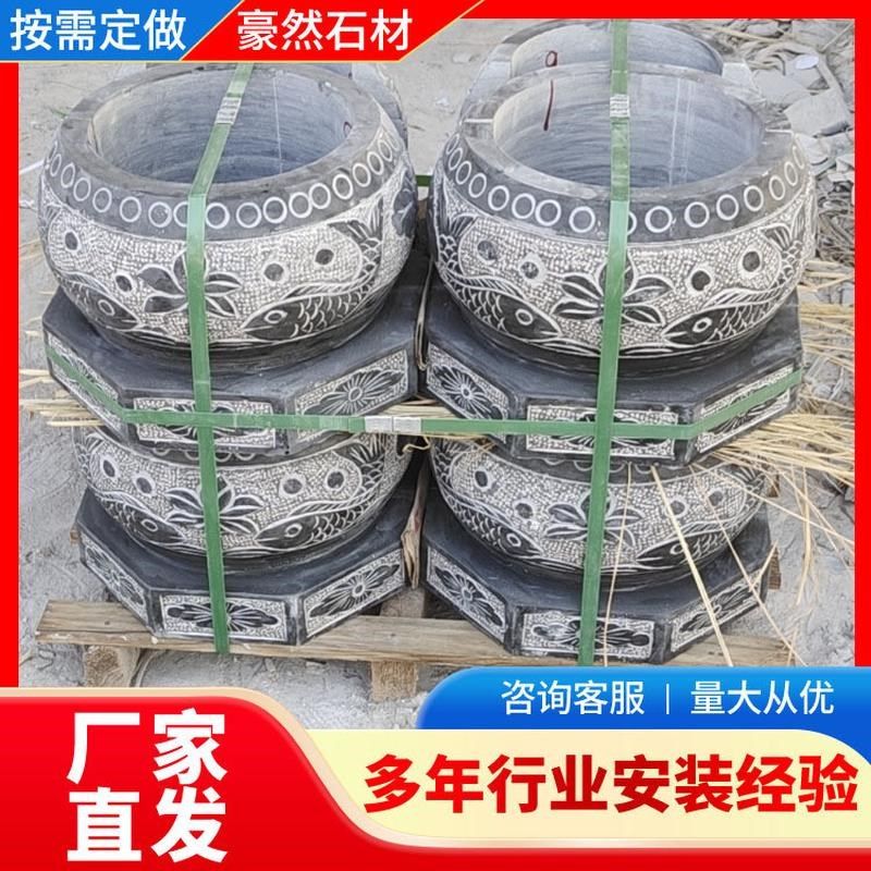 仿古抱墩石墩子青石大理石柱鼓石A圆球门柱墩空实心柱顶石底座摆,家居饰品,装饰摆件,淘宝优惠券,粉丝福利购,淘宝优惠卷