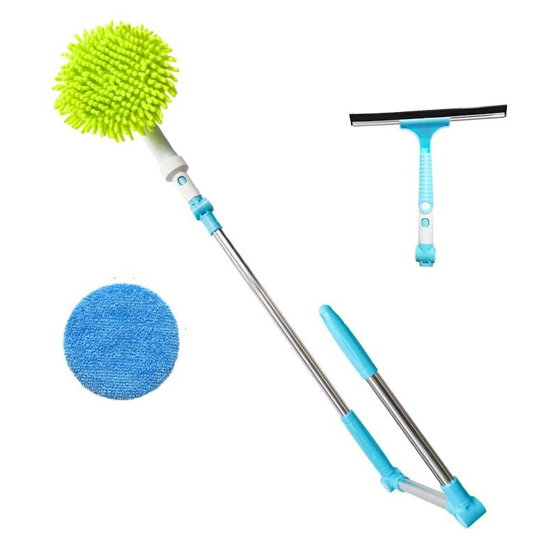 U型电动擦d外窗机器人清洁玻璃神器伸缩杆无线手持拖把地擦天花板