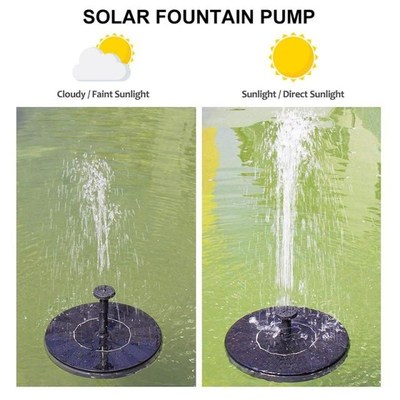 NEW Solar Water Fountain Pool Pond Waterfall FountainY Garde