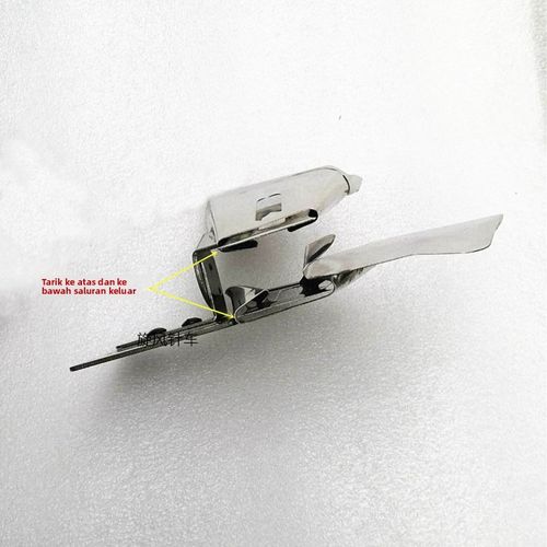 裤头车上下布弯裤头拉筒缝折弯u裤头大宇DAYU438 F308弧形裤腰拉