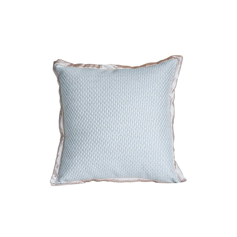 Moo 新中式国风沙发客厅抱枕纯色法式中古风棉麻T真丝靠枕腰枕枕