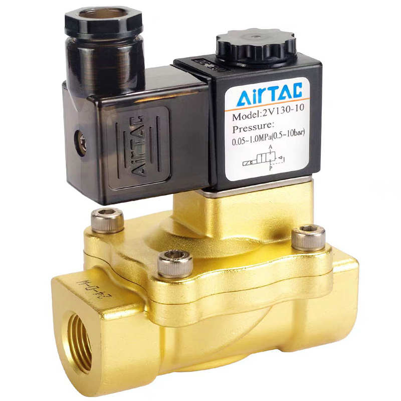 亚德客2V02508B 2V13010B 2V13015A 2V2K50-20-DC24V水气阀电磁阀