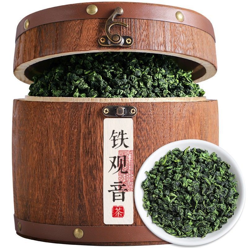 特级安溪福建浓香型铁观音木桶礼盒装口粮茶叶实木礼盒装