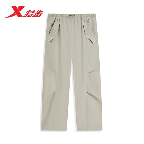 特步运动长裤女2024秋运动生活