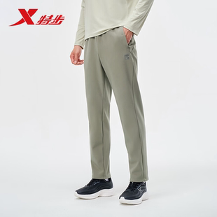 特步练就精彩运动长裤男2025冬季新款百搭运动长裤男975429980001