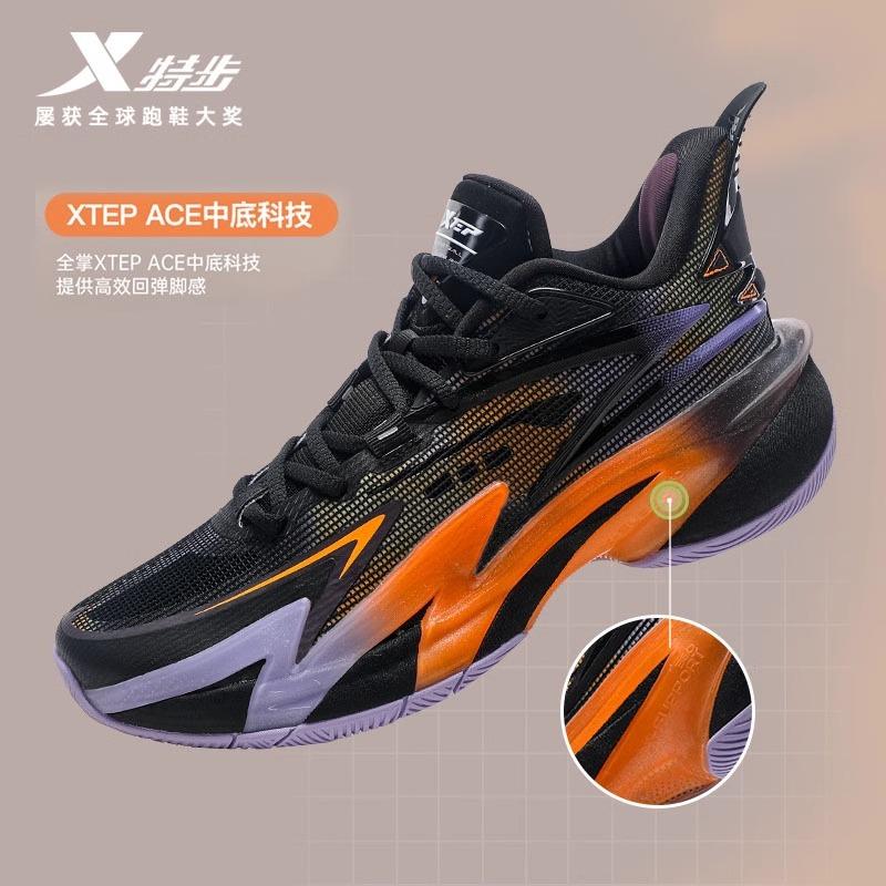 特步鏖战3代男篮球鞋减震防滑