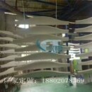 弧形铝方通波浪方通吊顶天花铝方管天花铝扣板吊顶铝板Z外墙铝方