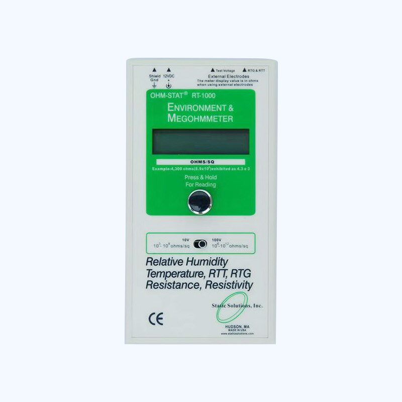 RT-1000表面j电阻测试仪 RT1000重锤式数字兆欧表数显防静电测试