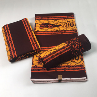 非洲蜡布民c族风软面料透印蜡染布wax 蜡染印花布荷兰布料 6yards