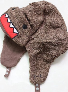 Cartoon Big Mouth DOMO Winter Bomber Hats Ushanka Ru.ssian